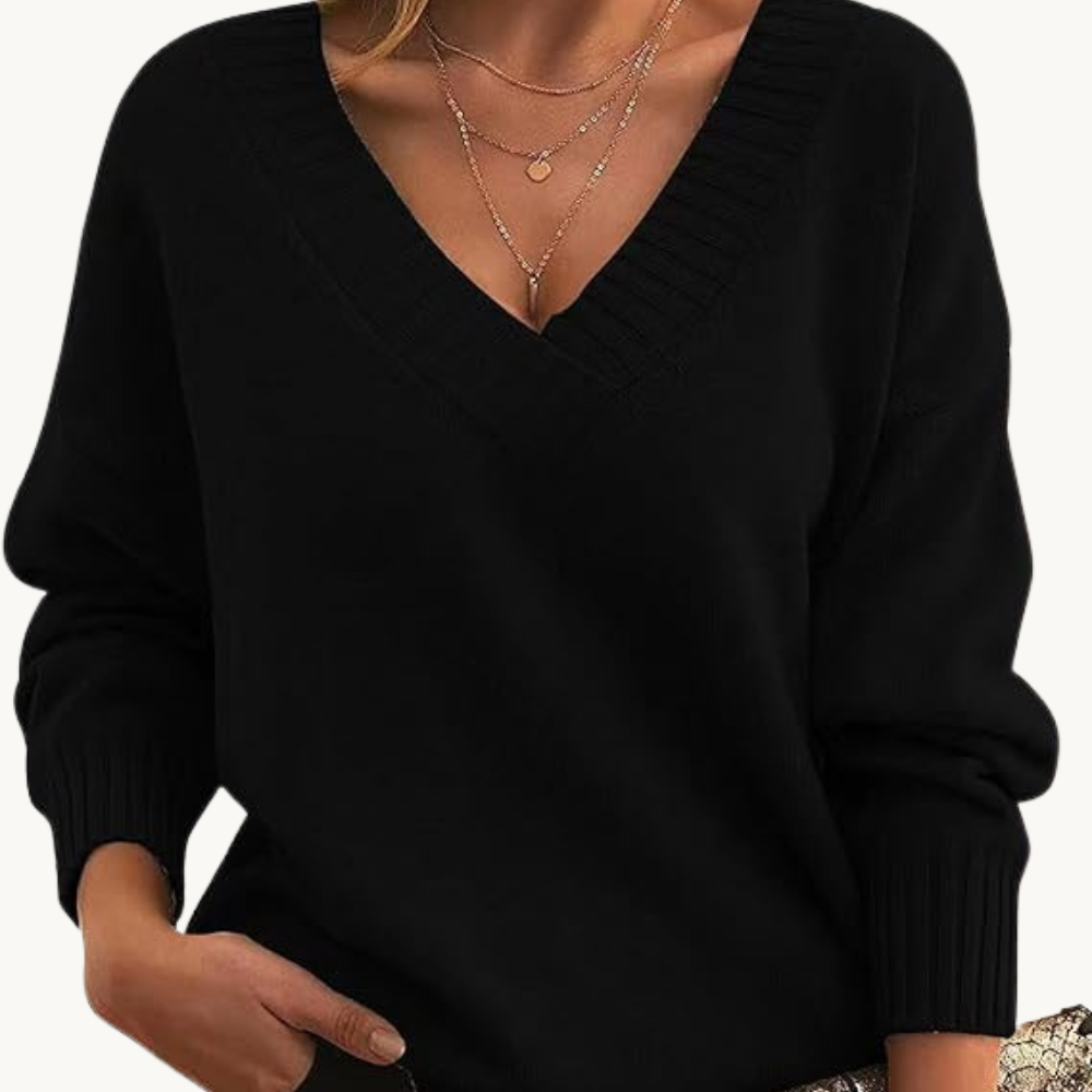 Damen Pullover V-Ausschnitt