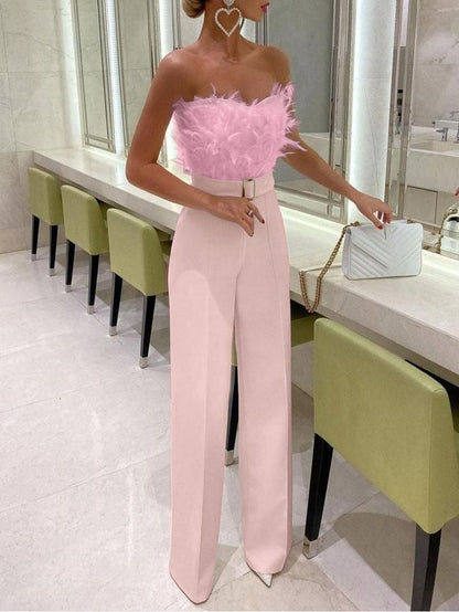 Damen Overall mit Bandeau- Elegantes Design
