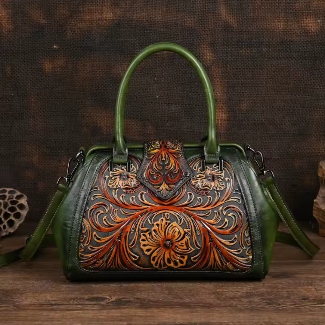 Elegante Damen Blumenhandtasche Florina