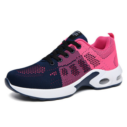 Lina Damen Leichte Orthopädische Sneakers Atmungsaktives Mesh Weiß