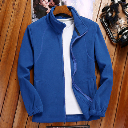 Damen Fleecejacke Reißverschluss Stehkragen