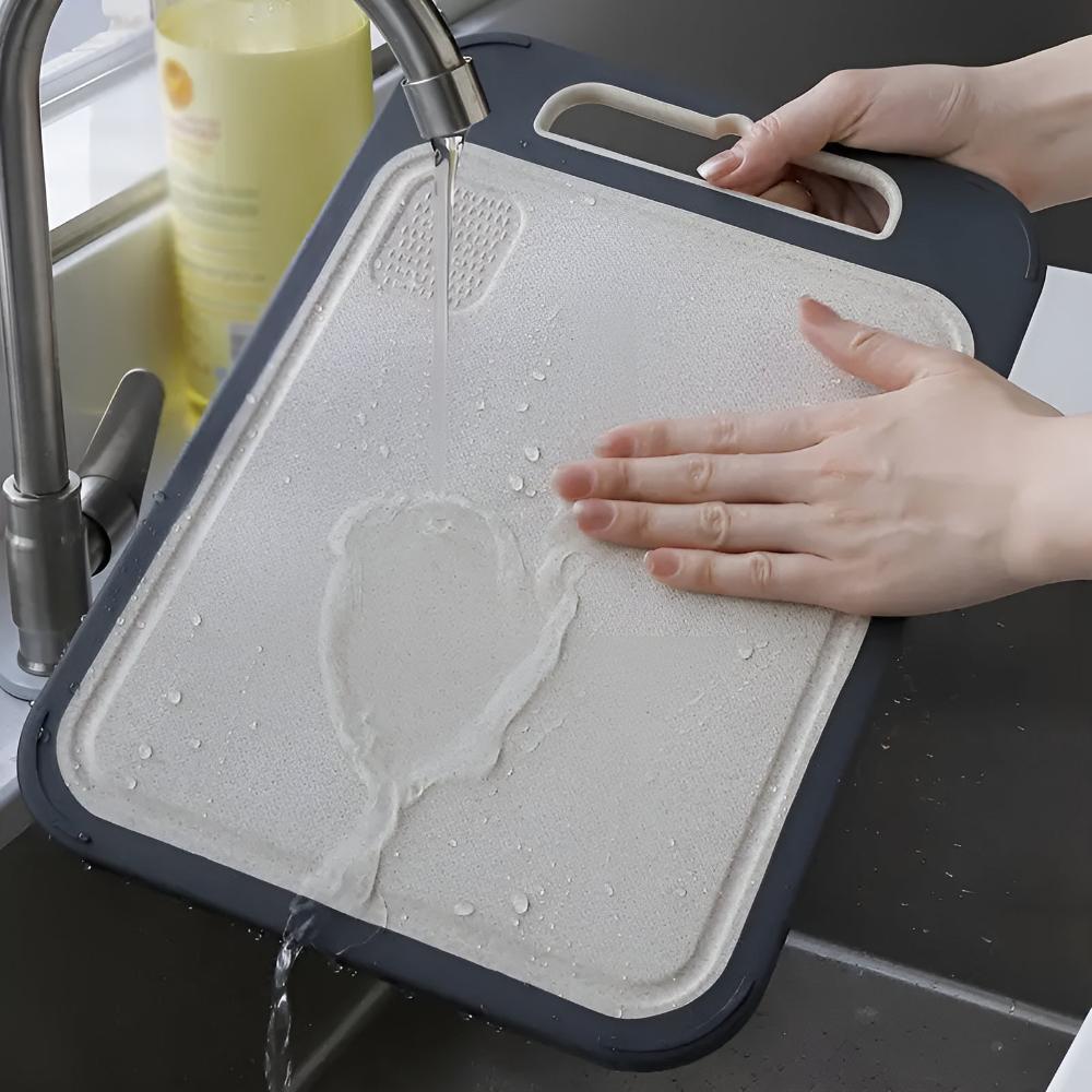 Edelstahl Umkehr-Schneidebrett