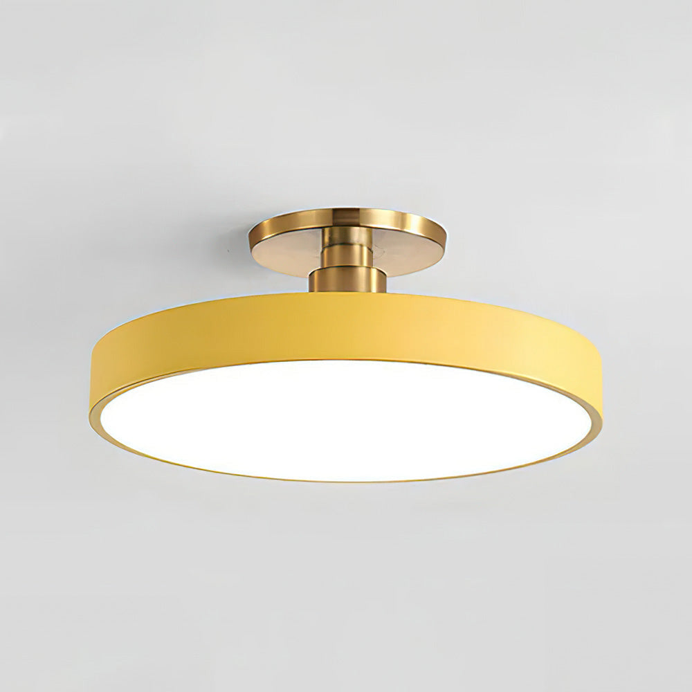 Moderne LED-Deckenleuchte Gold Finish