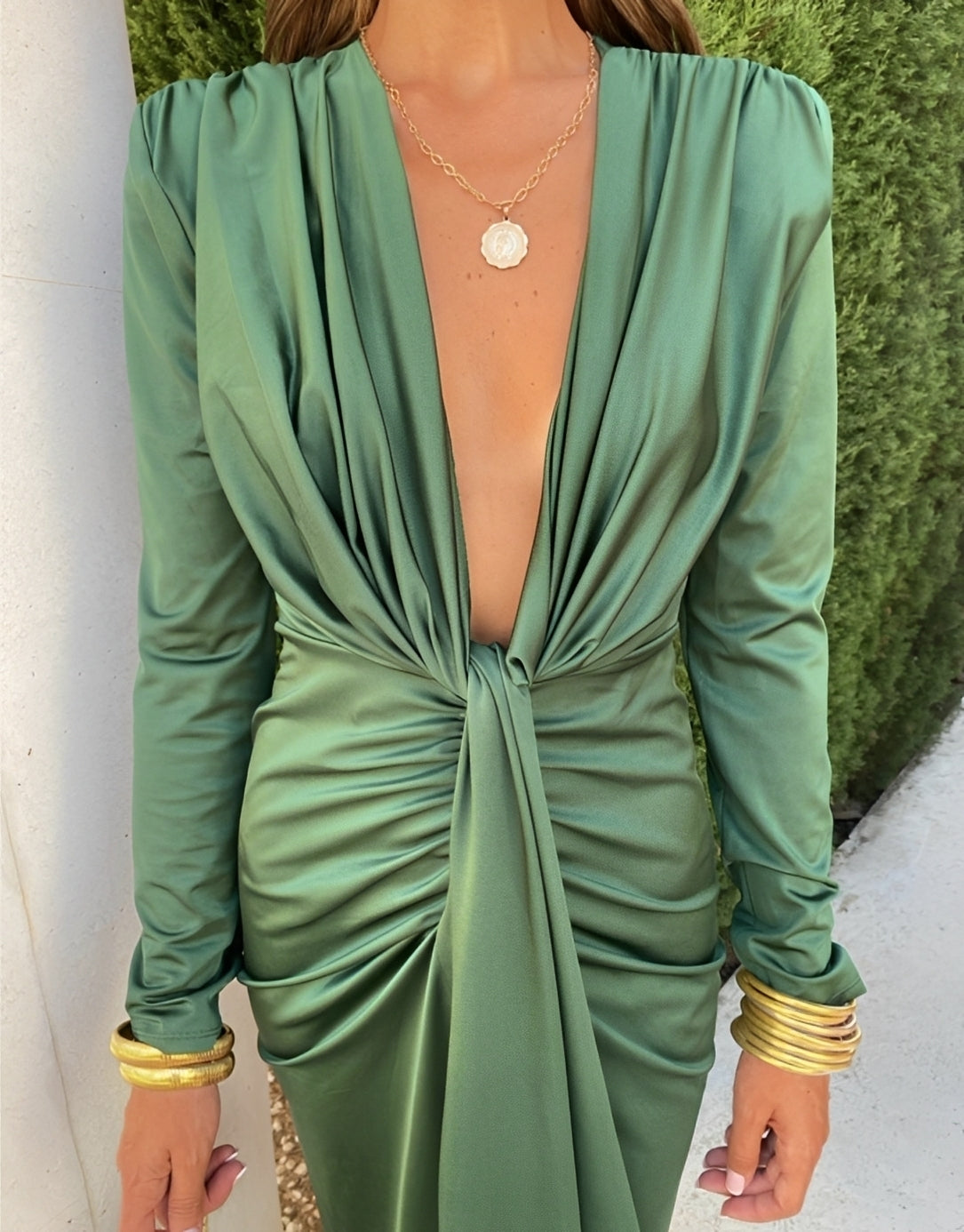 Damen Maxikleid Faltenrock Baumwolle Elegant