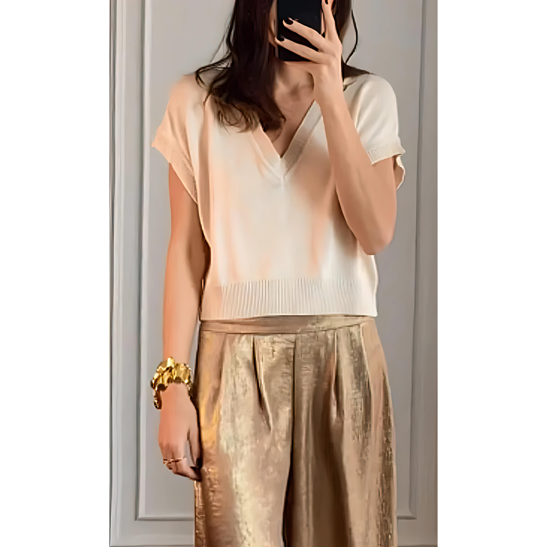 Damenhose Hochbund Elegant