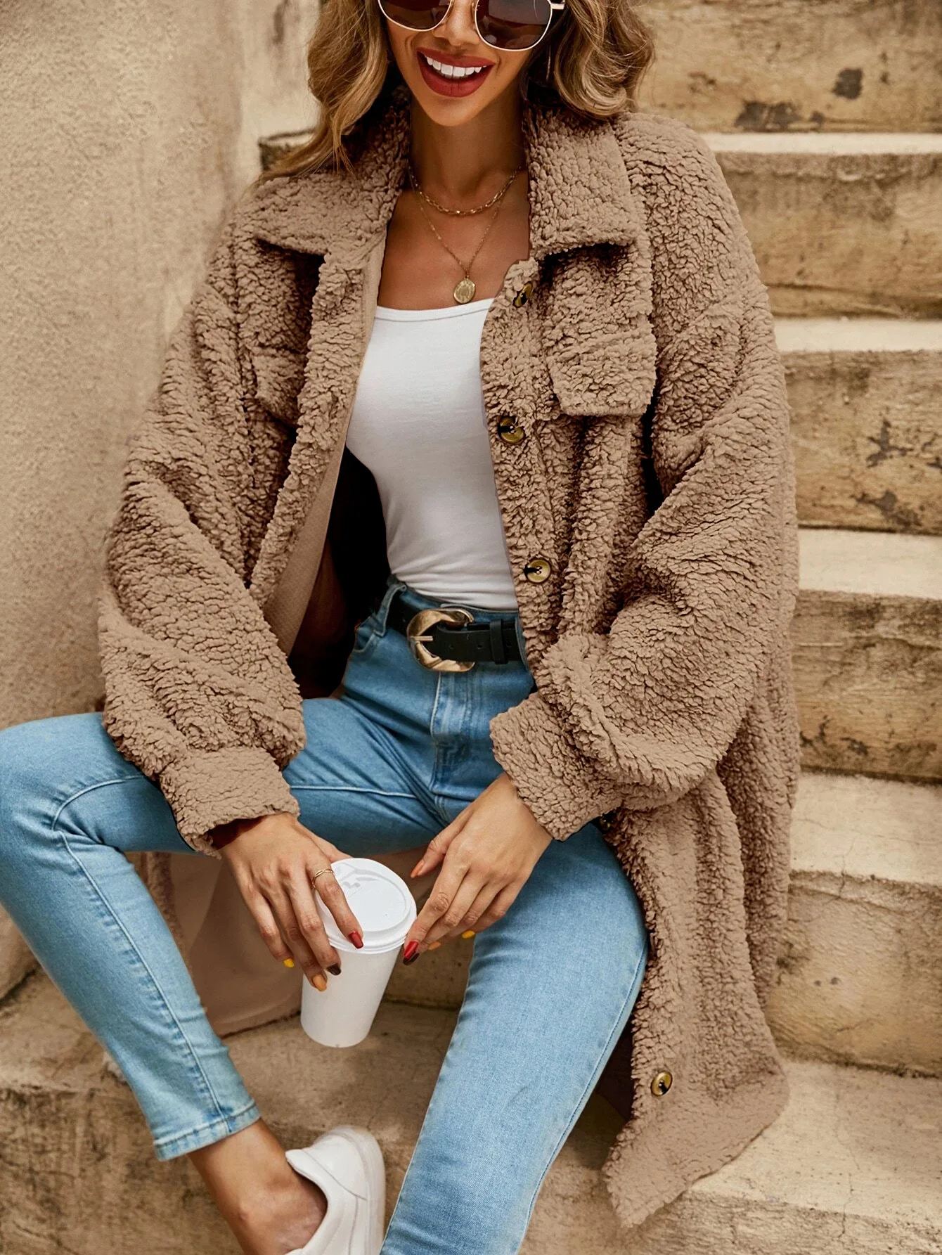 Norvielle Damen Fleecejacke Bequem