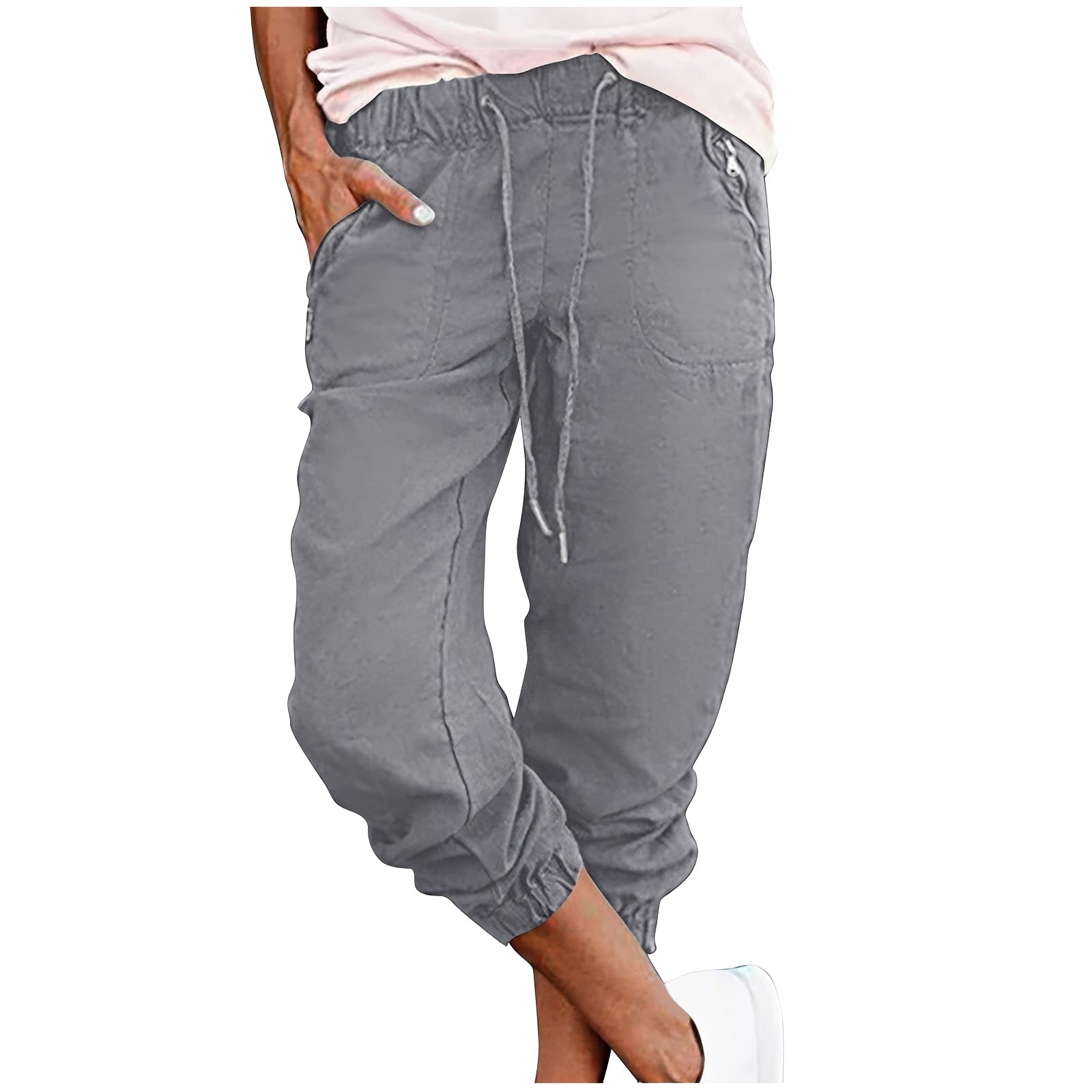 Nina Damen Elastische Cargohose - Norvielle