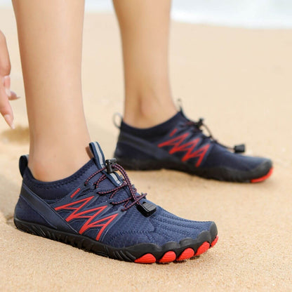 Dee Unisex Barfußschuhe Flexibles Gummisohle Schnellverschluss