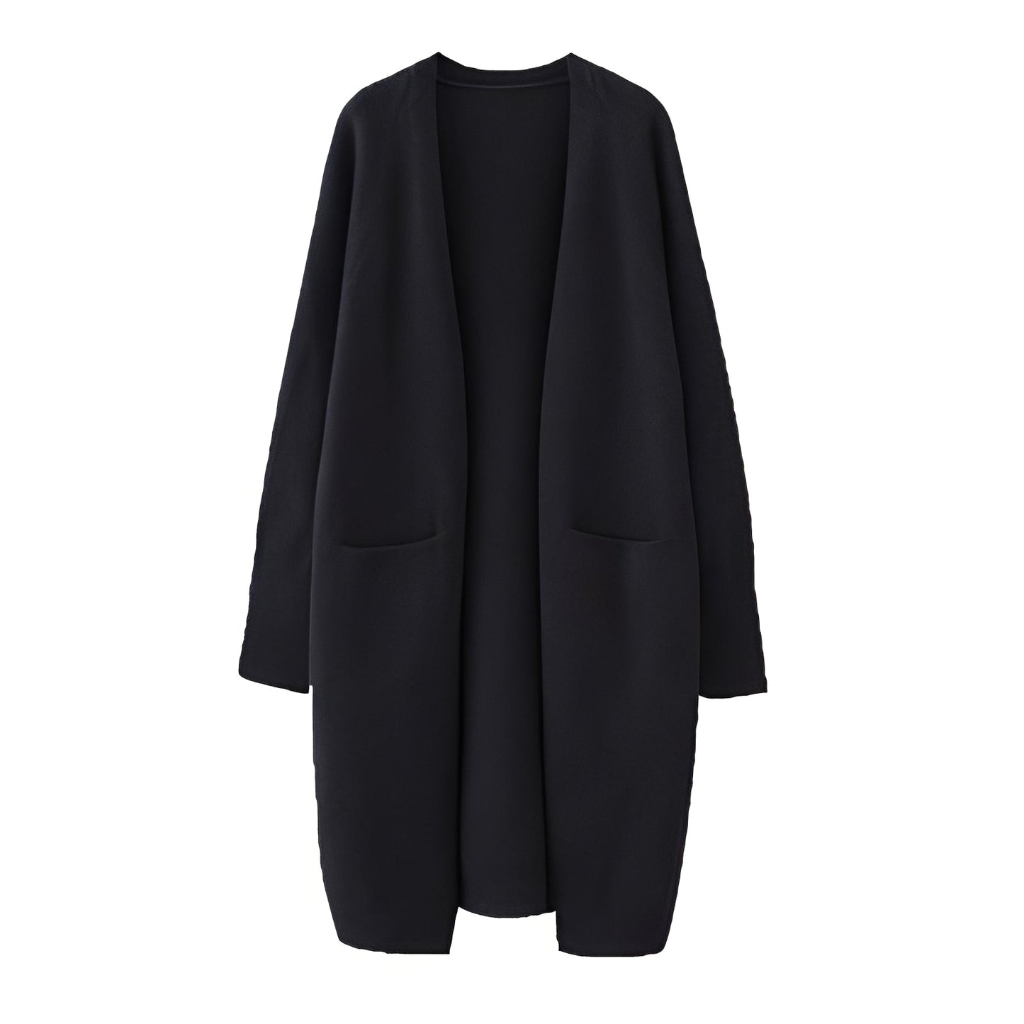 Damen Cardigan Klassisch Langer Stil