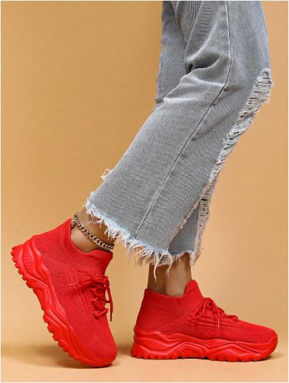 Norvielle Damen Atmungsaktive Laufschuhe Leicht