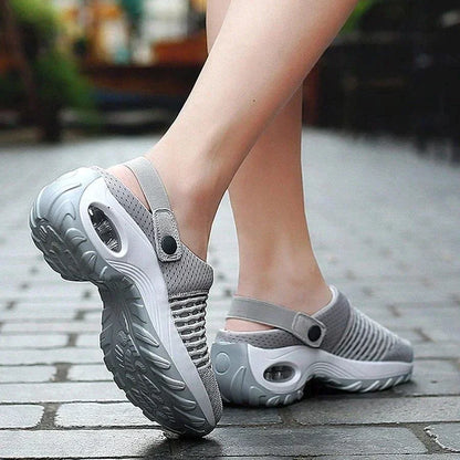 Orthopädische Damen Schlupfschuhe Offene Ferse Bequem