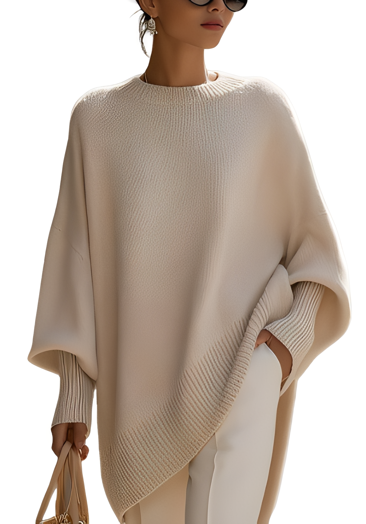 Damen Oversize Pullover Großzügig - Norvielle