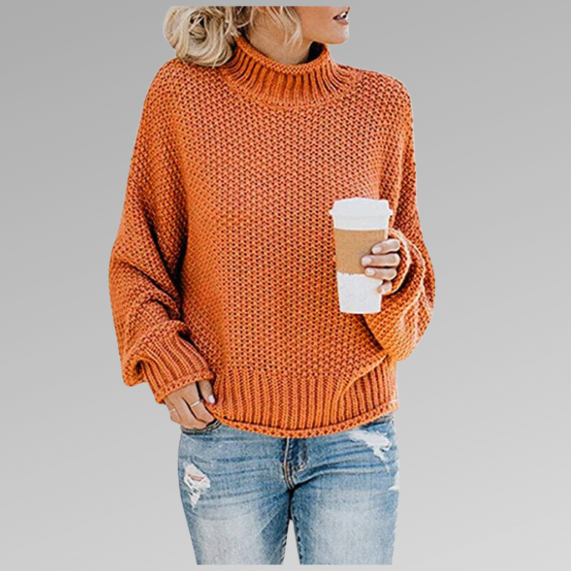 Norvielle Damen Klassischer Strickpulli - Norvielle