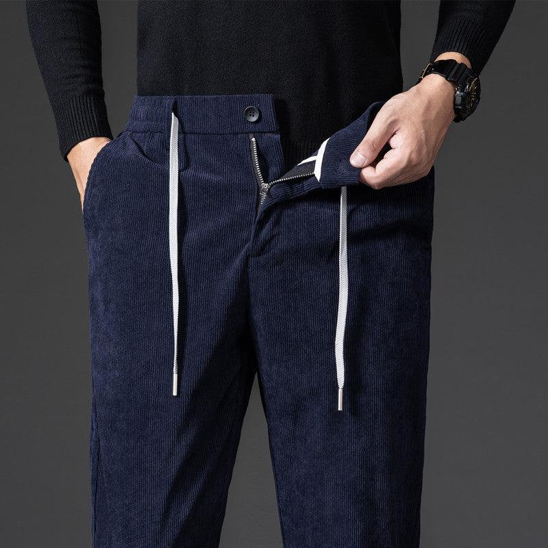 Herren Chino-Hose Cord Beige
