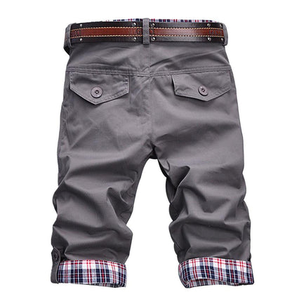 Heidi Damen Shorts Gürtel Karomuster