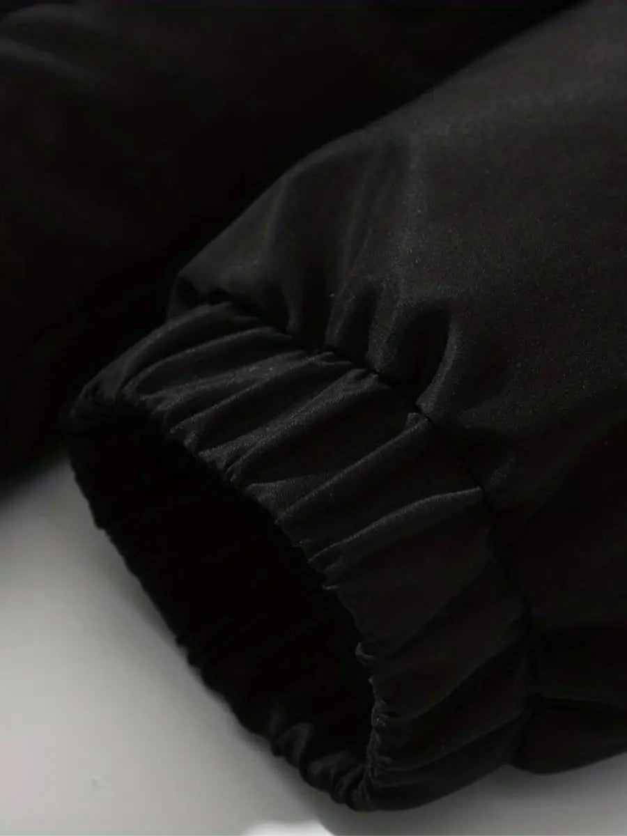 Herren Daunenjacke Reißverschluss Warm