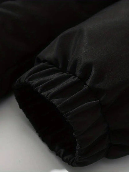 Herren Daunenjacke Reißverschluss Warm