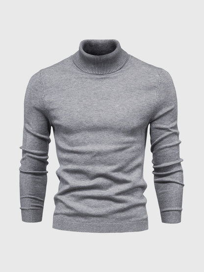 Herren Rollkragenpullover Kurz Waschbar