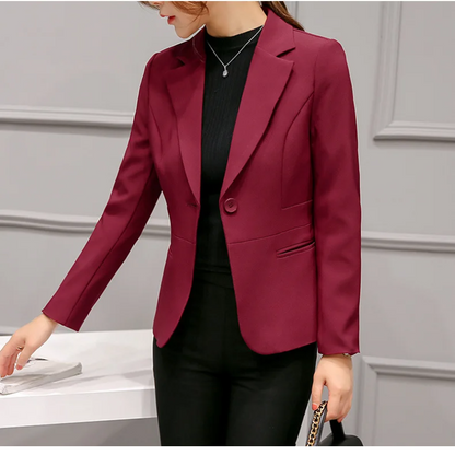 Damen Blazer Langärmlig Elegant