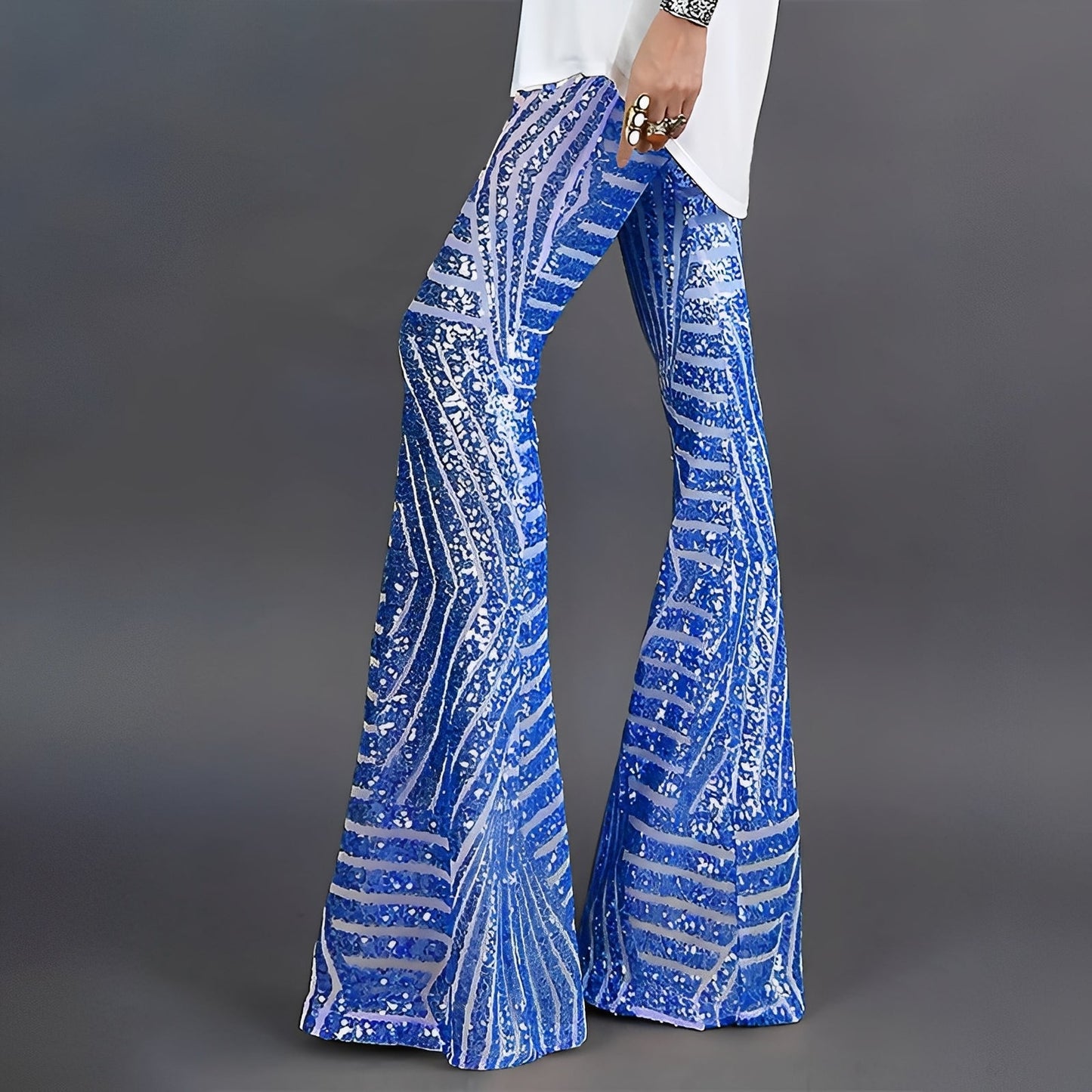 Damenhose mit Pailletten Elegante