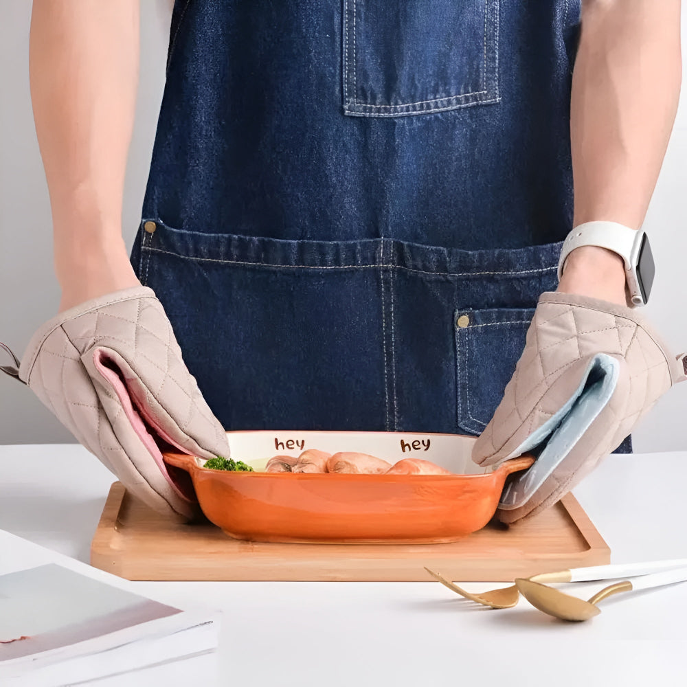 Küchenhandschuhe Silikon Polster Hitzebeständig - Norvielle
