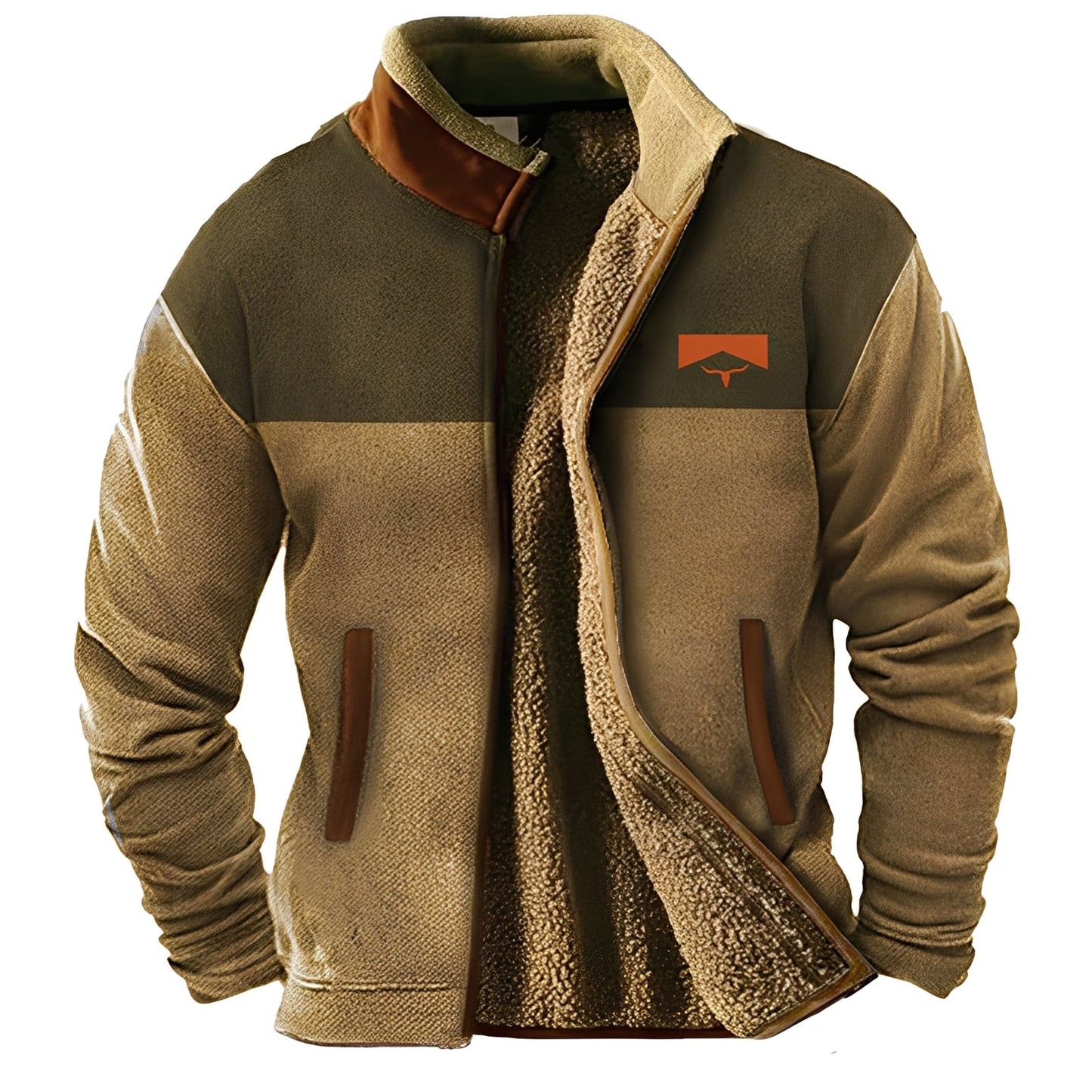Aubert Herren Fleecejacke Outdoor Wasserdicht