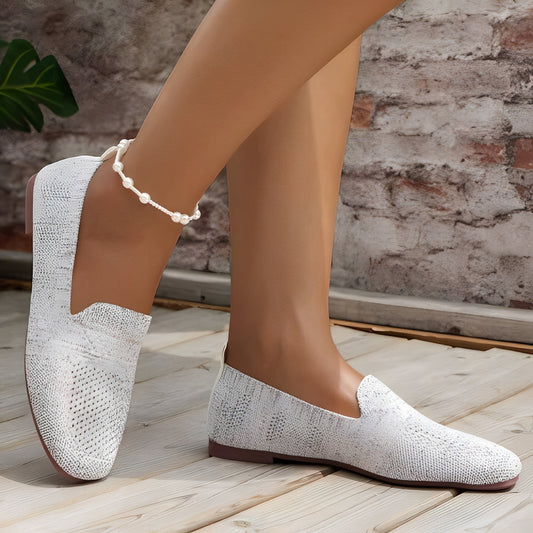 Damen Freizeitschuhe Rutschfeste Sohle Schwarz - Norvielle