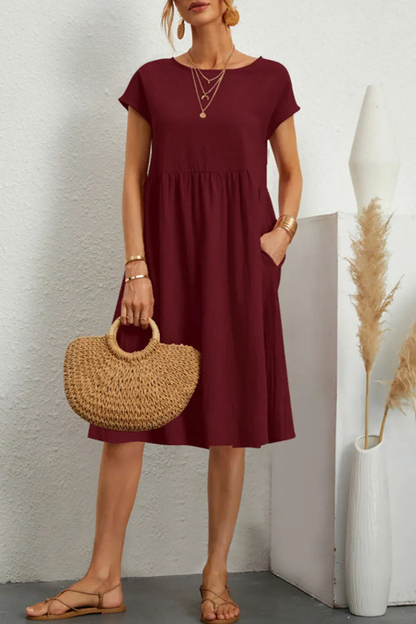 Imogen Damen Patchwork-Kleid Zeitgemäß