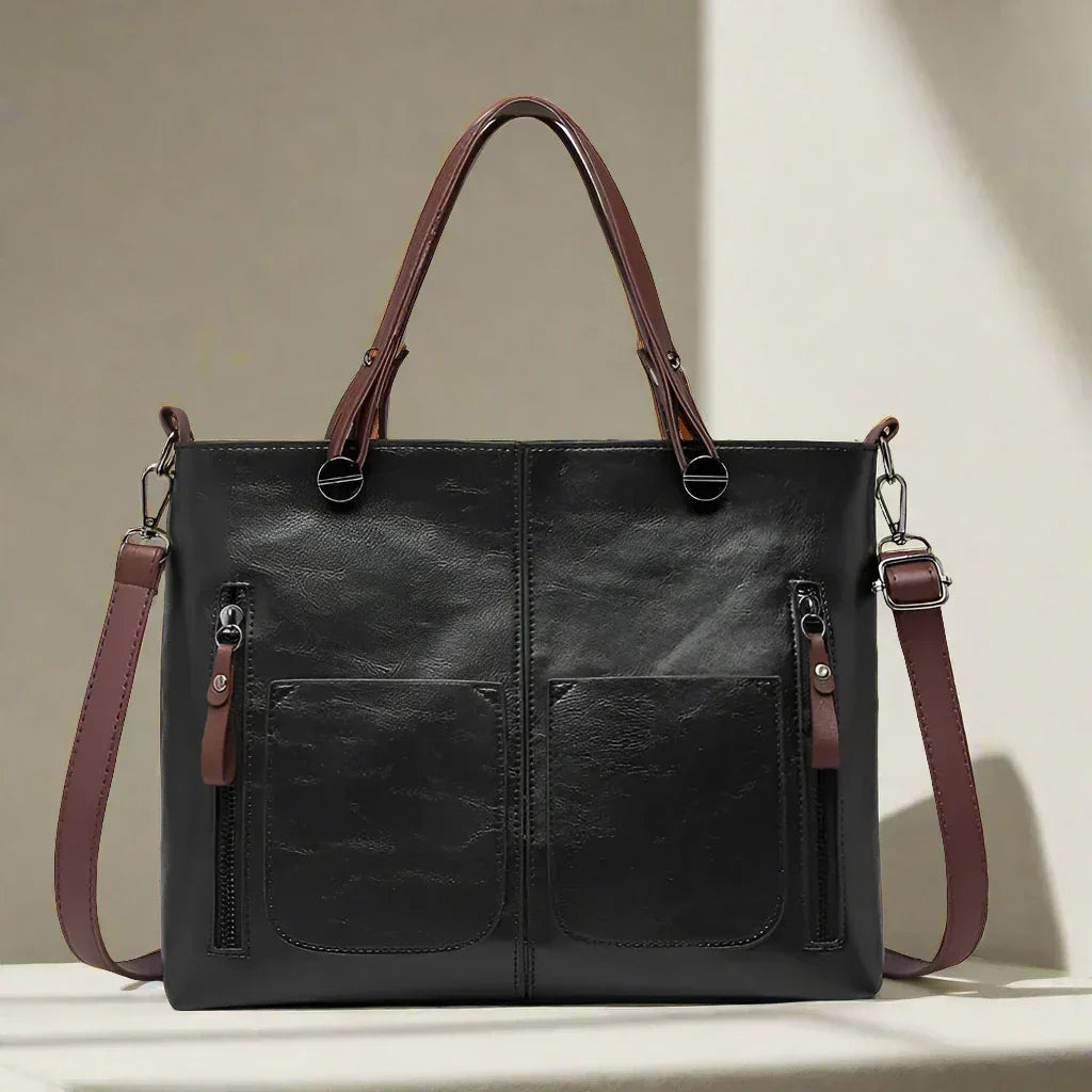 Norvielle Damen Vintage-Tasche