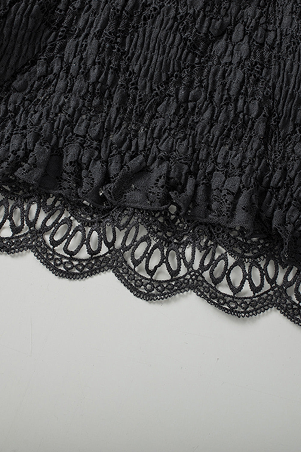 Damen V-Ausschnitt Cami Spitze Cropped