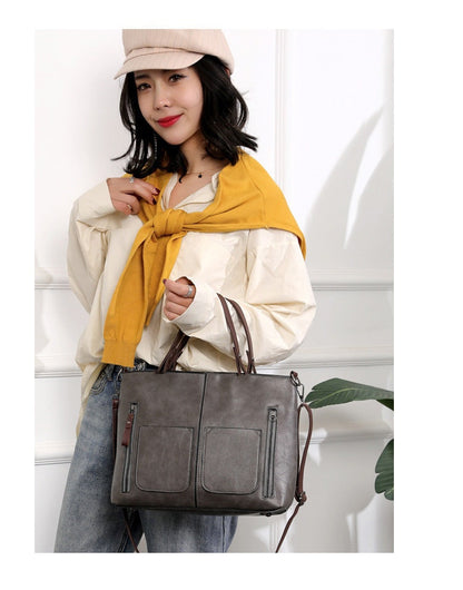 Elegante Damenhandtasche aus PU-Leder