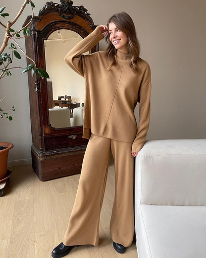 Norvielle Damen Winterpullover- und Hosenset