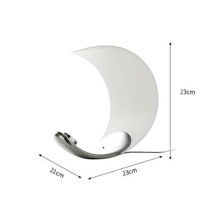 Tischlampe Halbmond LED Modern Mond Design