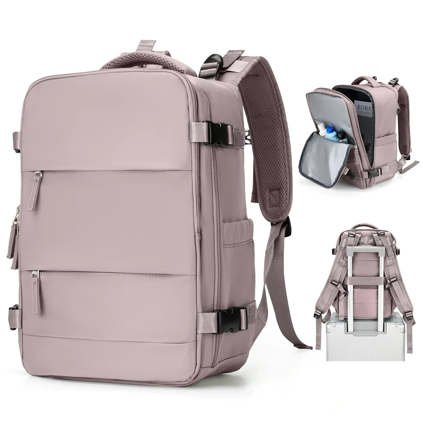 Reiserucksack Wasserdicht 15,6 Laptopfach Große Kapazität
