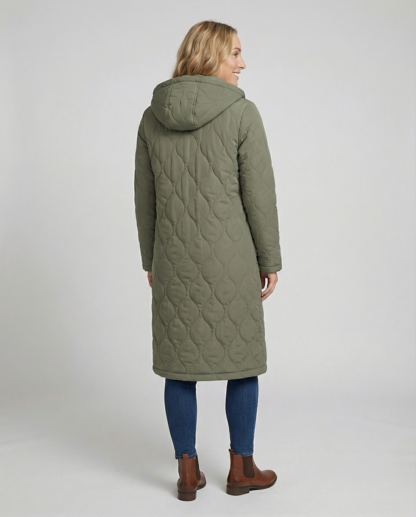 Damen Daunenmantel Gesteppt Warm