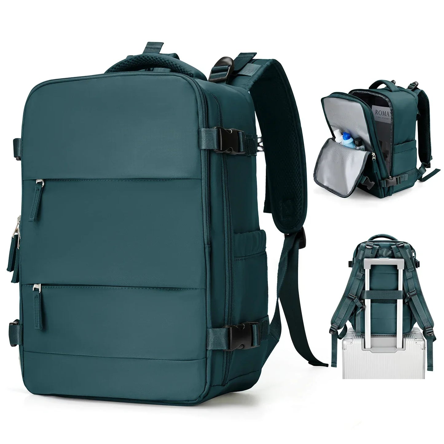 Reiserucksack Wasserdicht 15,6 Laptopfach Große Kapazität