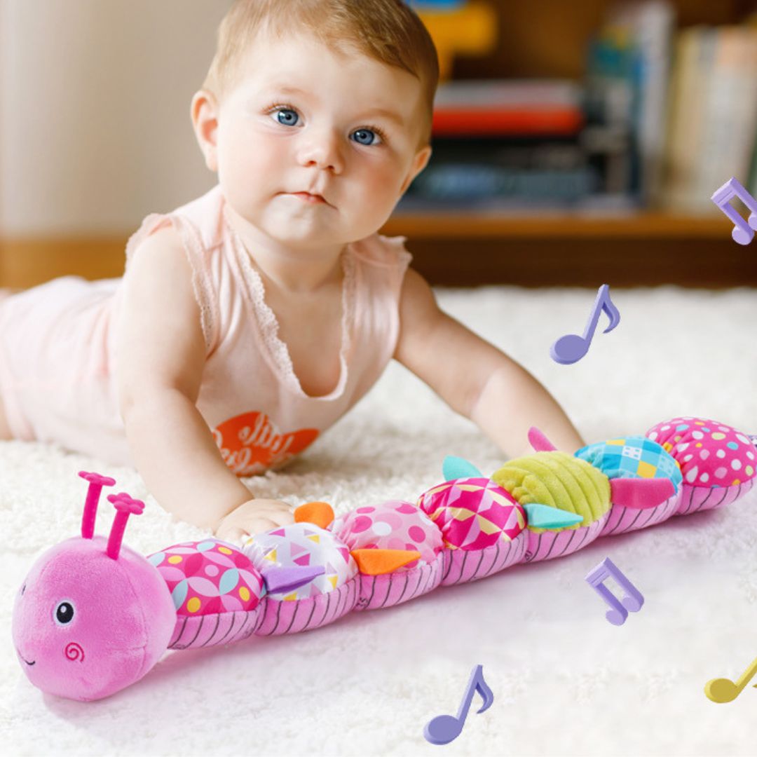 Plüsch-Rassel-Caterpillar Musikspielzeug