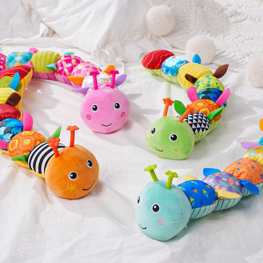 Plüsch-Rassel-Caterpillar Musikspielzeug - Norvielle