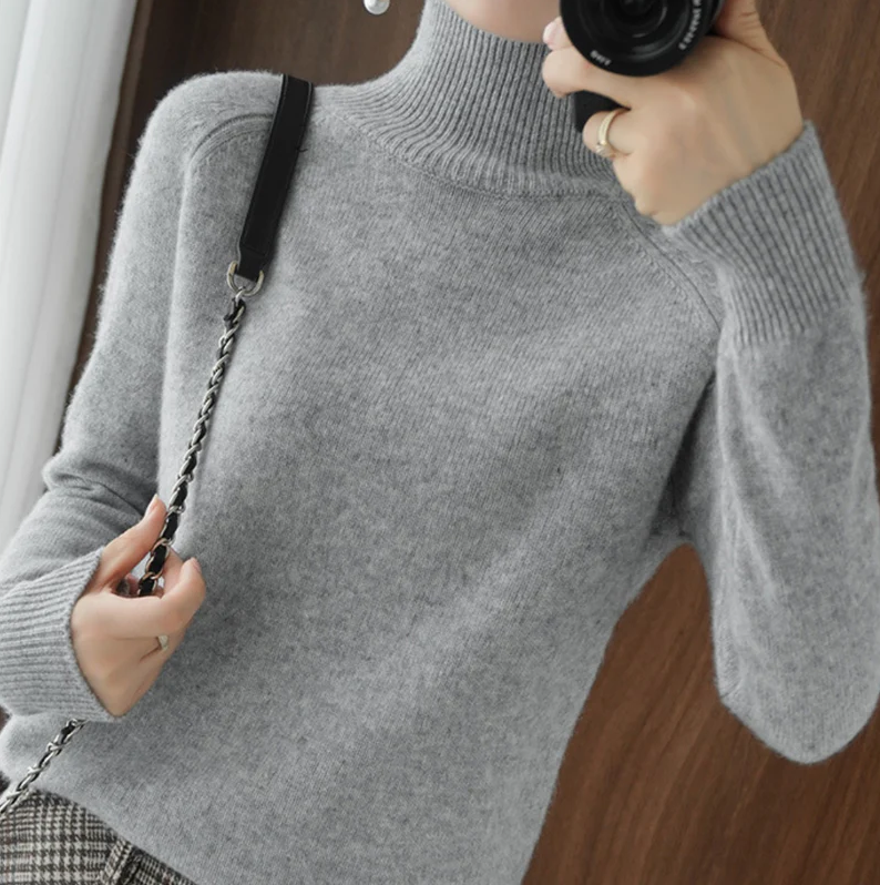 Agatha Damen Wollpullover Warm Beige