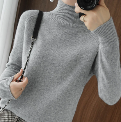 Agatha Damen Wollpullover Warm Beige