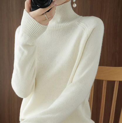 Agatha Damen Wollpullover Warm Beige