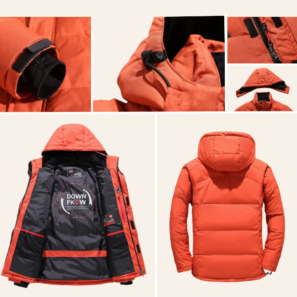 Herren Winterjacke Funktioneller Schnitt