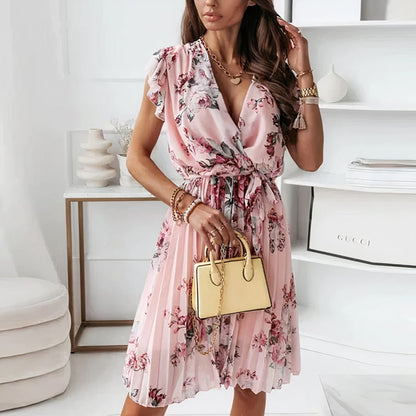 Norvielle Damen Sommerkleid Stilvoll Leicht