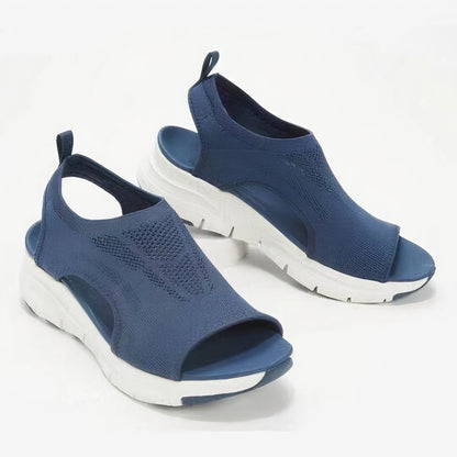 Damen Komfort-Sandalen Ergonomisch Leder