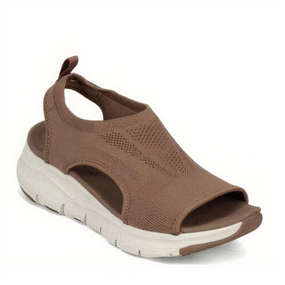 Damen Komfort-Sandalen Ergonomisch Leder