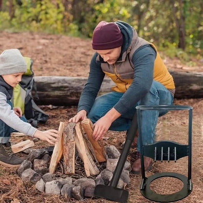 Holzspalter Manuel für Kamin und Freien, Sicher und Effizient