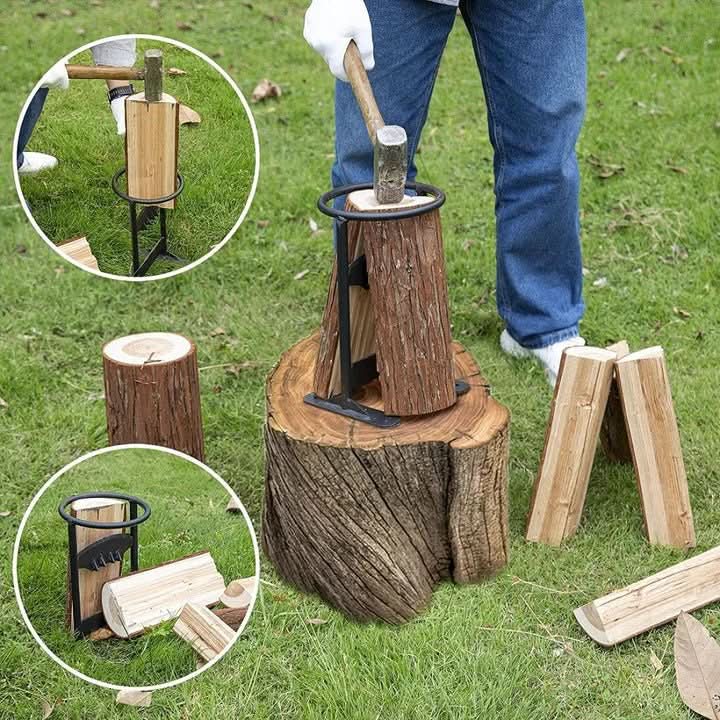 Holzspalter Manuel für Kamin und Freien, Sicher und Effizient