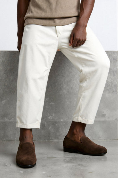 e Wildleder Loafers Elegantes Design Komfortschuhe