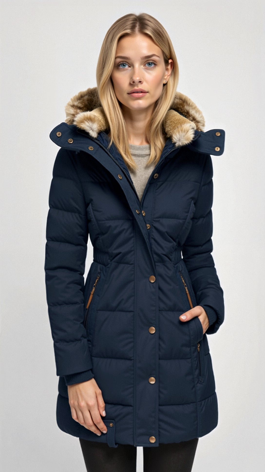 Chantall Damen Pufferjacke Warm Isoliert