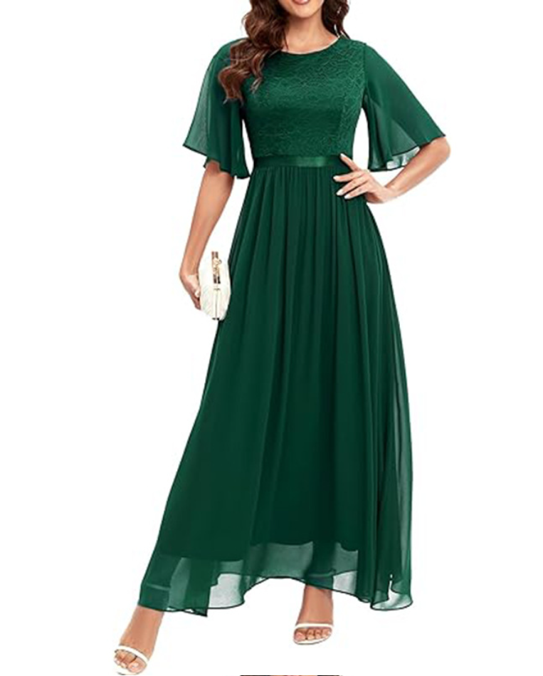 Abendkleid Isabella mit Spitze von Elarova